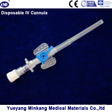 Blister Packed Medical Disposable IV Cannula/IV Catheter with Injection Port 22g